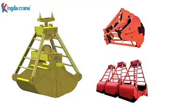 crane four wire rope grab